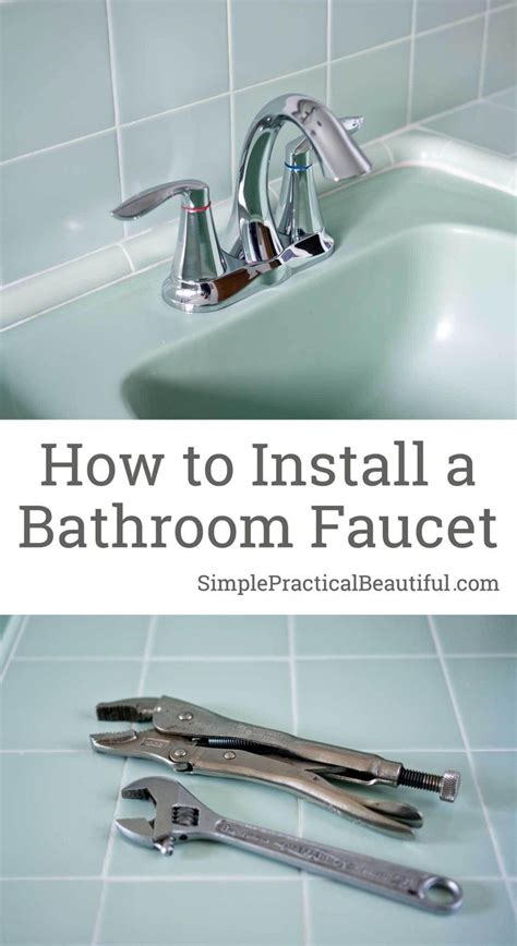 Learn how to remove a bathroom faucet. How to Install a Bathroom Faucet | DIY plumbing | replace ...
