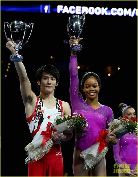 Full Sized Photo Of Gabby Douglas Wows With American Cup Floor Routine