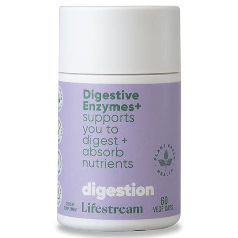 Buy Lifestream Digestive Enzymes 60 Vege Capsules Online At Chemist