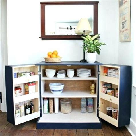The doors are attached with soft close hinges. Free Standing Pantry Cabinets Best Features | Diy pantry ...