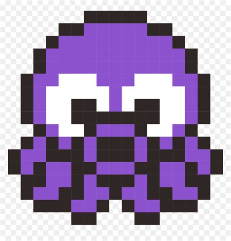 Octopus Pixel Art Minecraft Goimages Board