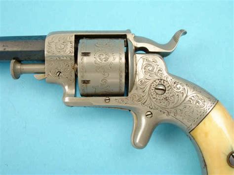 Priced In Auctions Allen Sidehammer Pocket Revolver With Ivory Grips