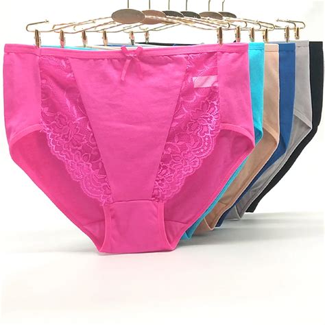 4xl Plus Size Underwear Women Sexy Panties Female Seamless Lace