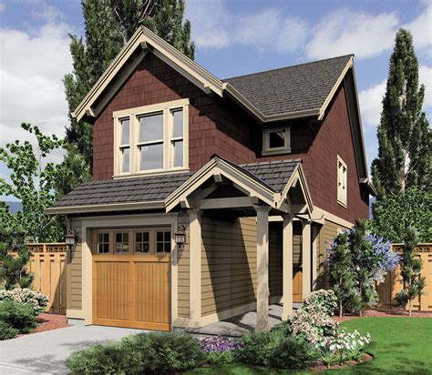 Narrow lot house plans, floor plans & designs. 2 Bedroom Narrow Lot Home Plan - 69575AM | Architectural ...