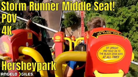 Storm Runner In 4k Middle Seat Pov Hersheypark Youtube