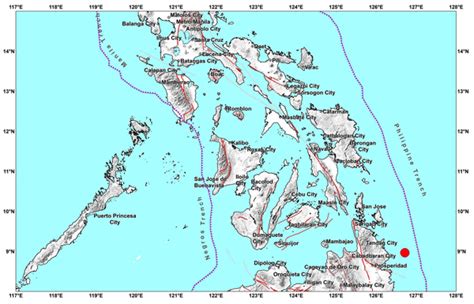 Magnitude 4 9 Quake Jolts Surigao Del Sur