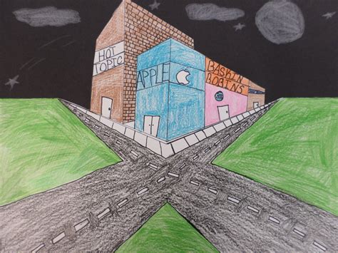 8th Grade 2 Point Perspective Mr Reiners Art Site