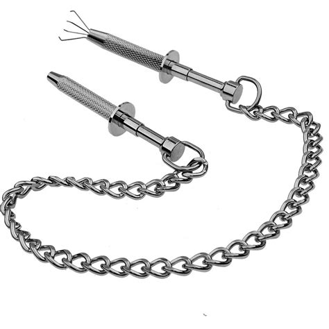 metal nipples clamps stainless steel labium clips breast clit stimulation bondage slave sex toy