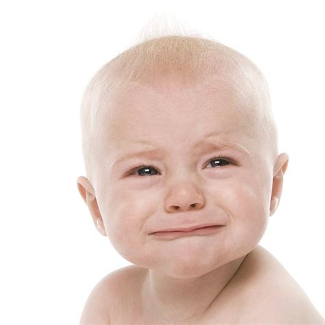 Crying Baby Boy Photograph By