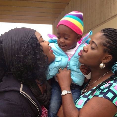 Nollywood By Mindspace Heavily Pregnant Mercy Johnson And Daughter