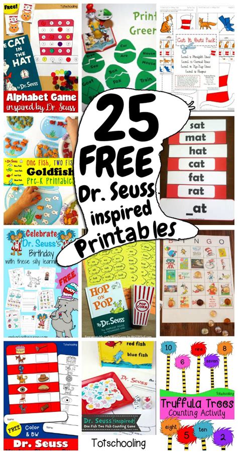 Dr Seuss Hidden Pictures Printables