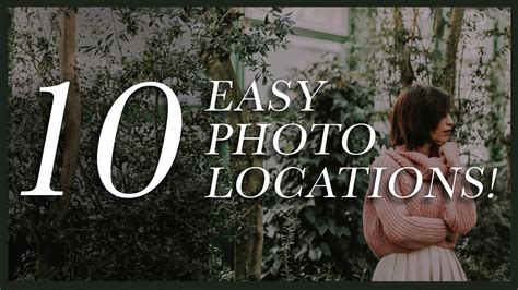 10 Easy Photoshoot Location Ideas Must Try Photo Locations Youtube