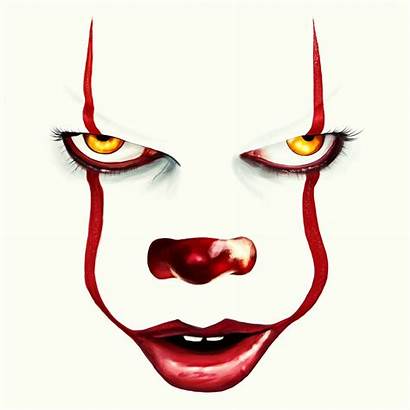 Pennywise Clown Drawing Drawings Chapter Scary Penny