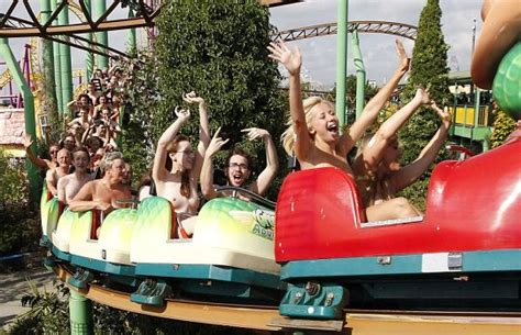 Pictures Naked Rollercoaster World Record