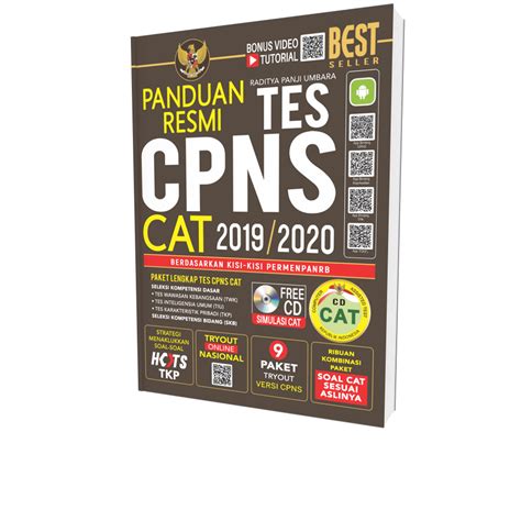 Panduan Resmi Tes Cpns Cat 20192020 Plus Cd Bintang Wahyu