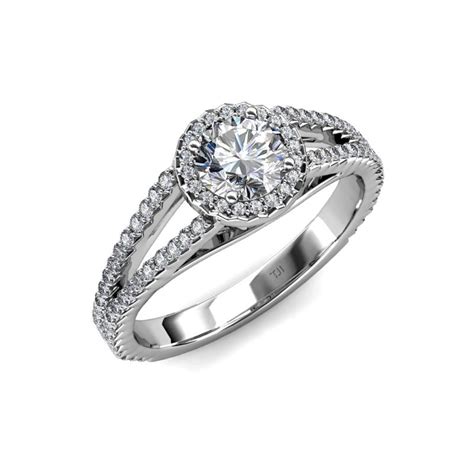 Aylin Diamond Halo Engagement Ring Diamond Halo Engagement Ring 138