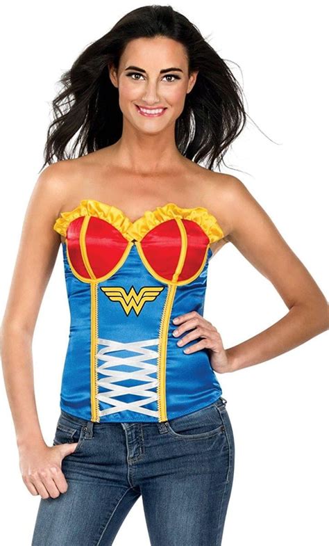 Dc Comics Wonder Woman Corset Adult Costume Medium Walmart Com