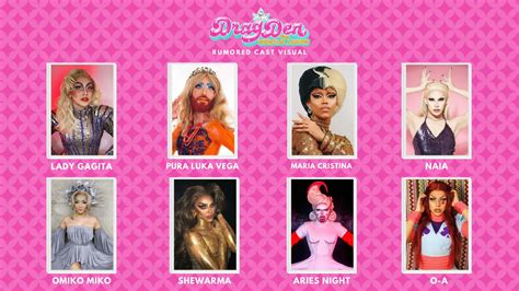 philippine drag updates on twitter presenting the 8 rumored cast of drag den philippines