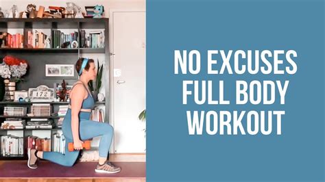 15 Minute No Excuses Full Body Workout Youtube