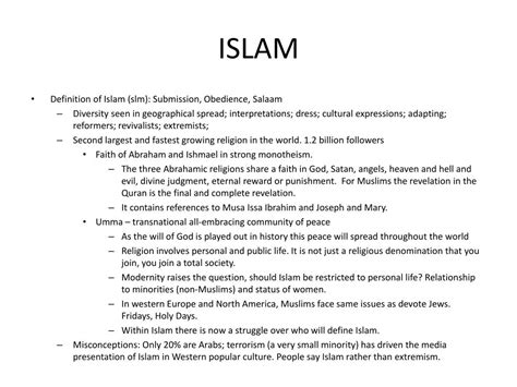 Ppt Islam Powerpoint Presentation Free Download Id2193956