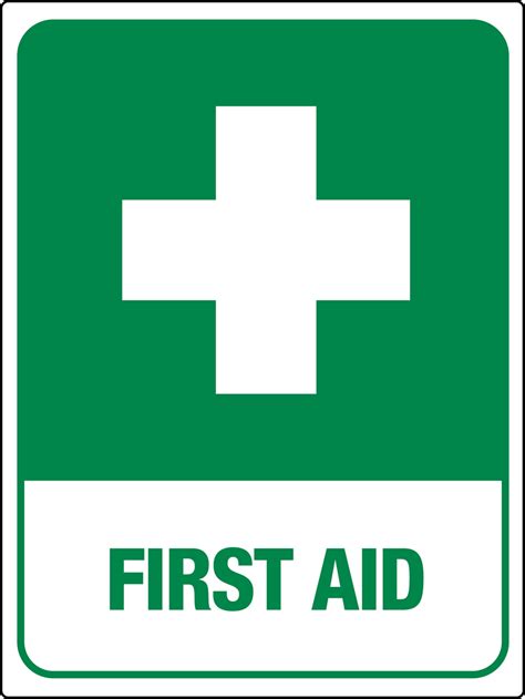 First Aid Signs Creative Safety Supply