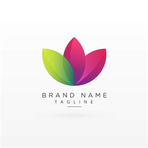 Premium Vector Flower Concept Logo Design