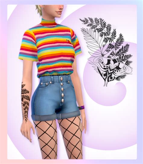Simmingdaily Sims 4 Tattoos Sims 4 Challenges Sims 4