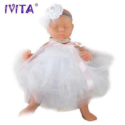 Ivita Wg1507 46cm 32kg Girl Eyes Closed High Quality Full Body