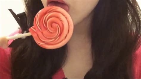 Asmr Licking Lollipop Sound Next Door Youtube