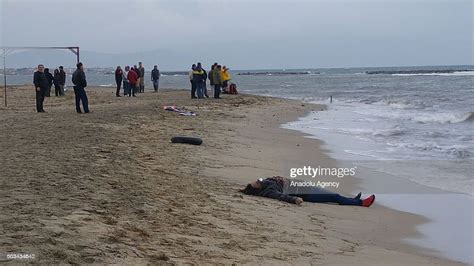 The Body Of A Refugee Is Washed Ashore On A Beach In Ayvalik District