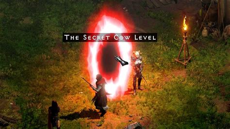 Diablo 2 Resurrected Secret Cow Level 4k Gameplay Youtube