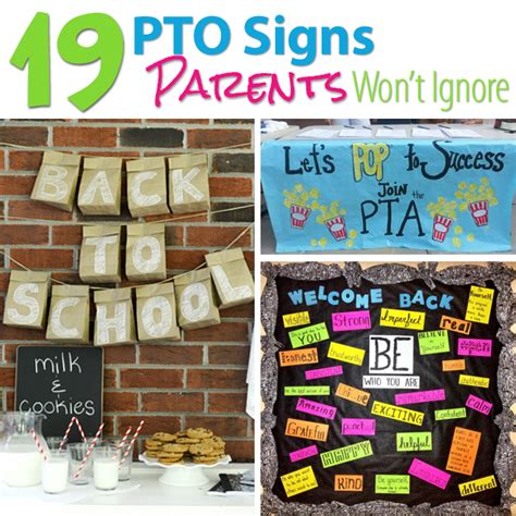 19 Easy To Make Pto Signs That Parents Will Love Pto Today