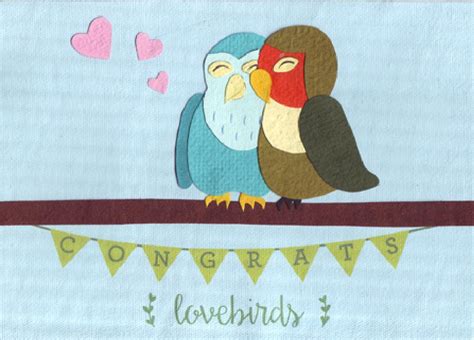 Congrats Love Birds Cards From Africa
