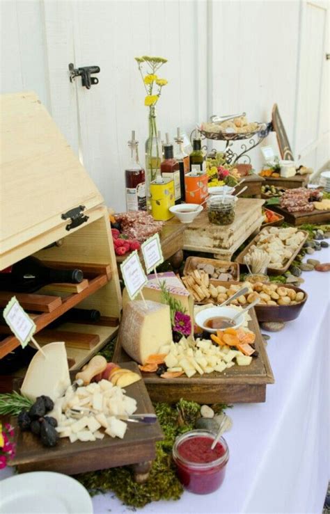 Try This 50 Great Ideas For Rustic Food Display Rustic