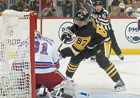 Ron Cook Sidney Crosby Playing An Inspired Game In Penguins Playoff Series Against Rangers