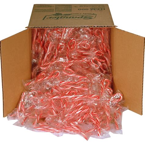 Spangler Spa900 Peppermint Candy Canes 500 Box