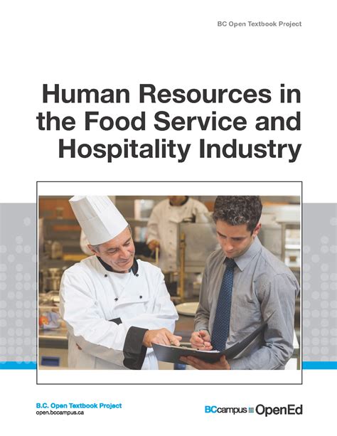 New Open Textbook: Human Resources in the Food Service and ...
