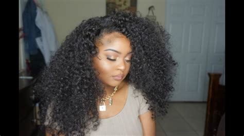 Big Curly Hair Under 20 Outre Dominican Curly Tutorial Youtube