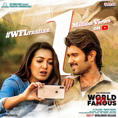 Vijay Devarakondas World Famous Lover Movie Trailer 1 Million Views