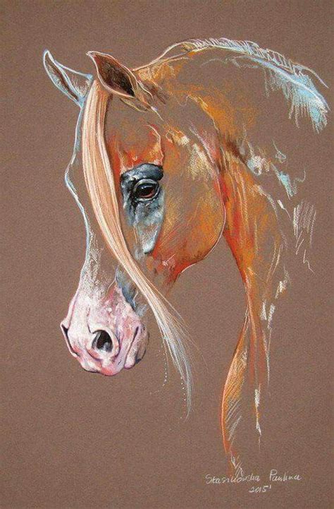 Beautiful Horse Art Print Horse Painting Arabian Horse Art