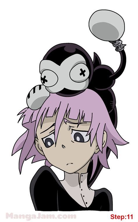 How to Draw Crona from Soul Eater - Mangajam.com