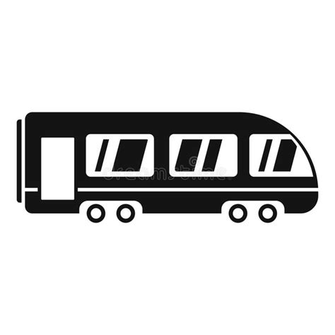 Electric Train Icon Simple Style Stock Illustration Illustration Of