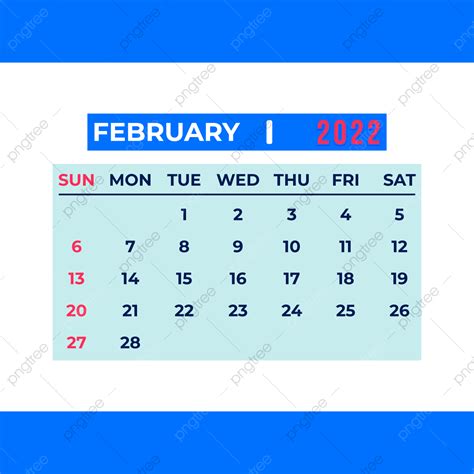 Gambar Kalender Februari 2022 Kalender Februari 2022 Dengan Hari Libur
