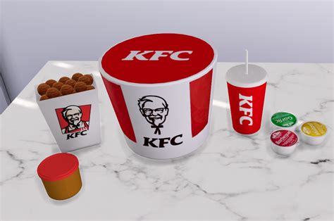 Fast Food Set The Sims 4 Sims 4 Fast Food Sims 4 Body Mods