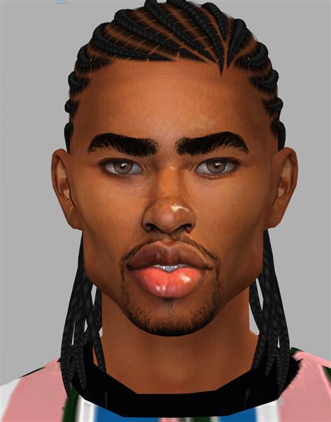 aysiiaxshop — blvck life simz male skin pack 6 total sims 4 hair male sims 4 black