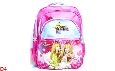 Bnwt Girls Disney Hannah Montana Miley Cyrus Backpack School Travelling