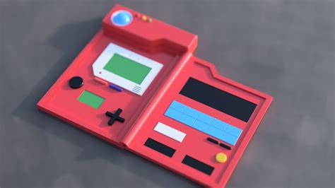 Foldable Pokedex For 3d Printing 3d Model 3d Printable Cgtrader