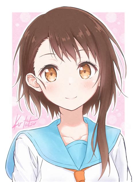 Kutatsu Kutatsu7 Onodera Kosaki Nisekoi Orange Neckwear Absurdres