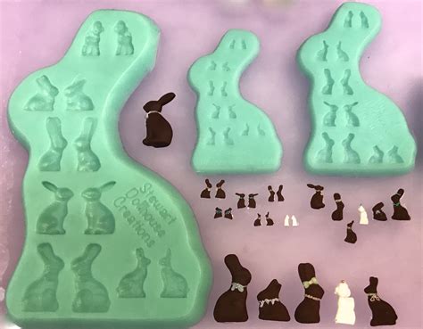 148 Chocolate Bunny Mold Stewart Dollhouse Creations
