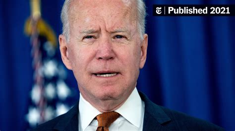 Biden Cuts Off Stalled Infrastructure Talks With Leading Republicans The New York Times